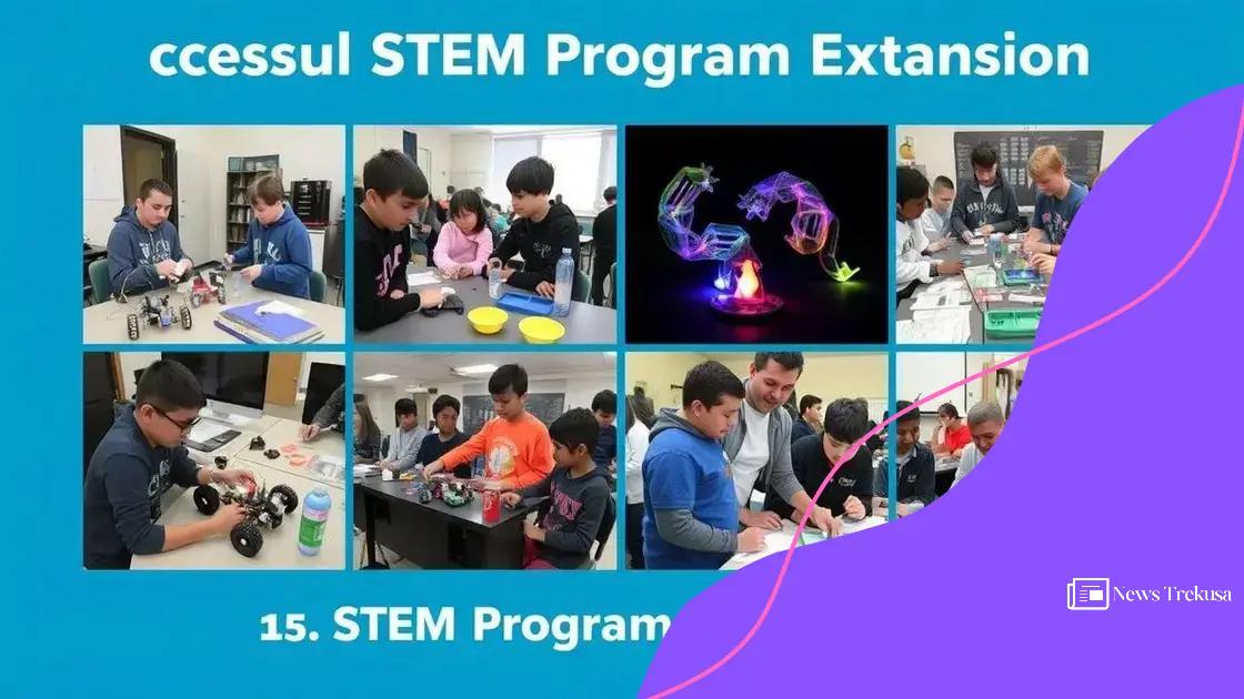 Successful examples of STEM program expansions