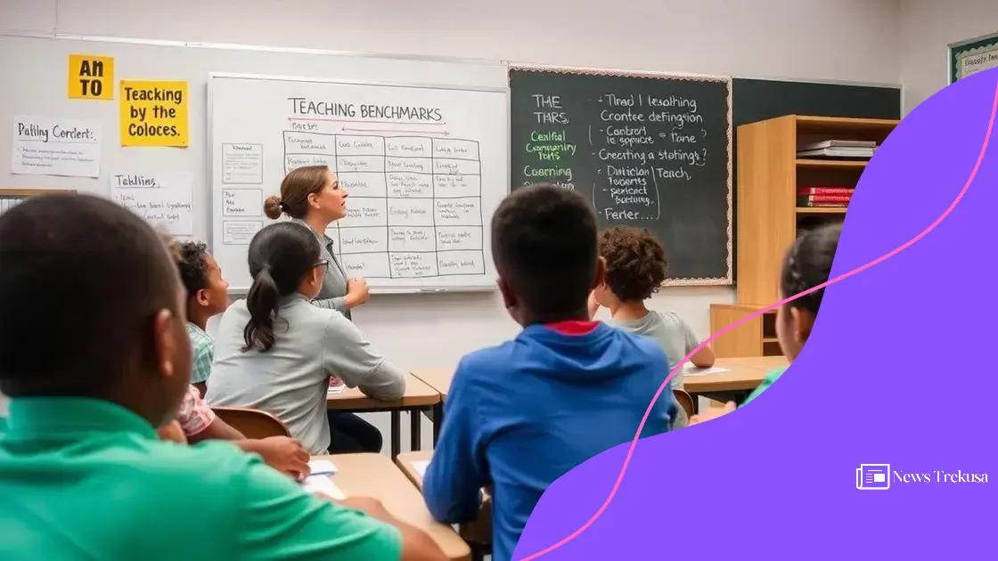 Impact of teaching benchmarks on educators and students