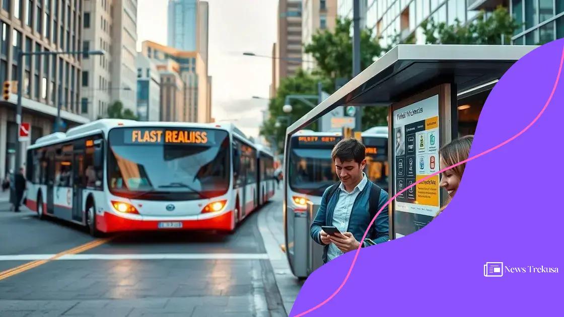 Innovative technologies enhancing public transit