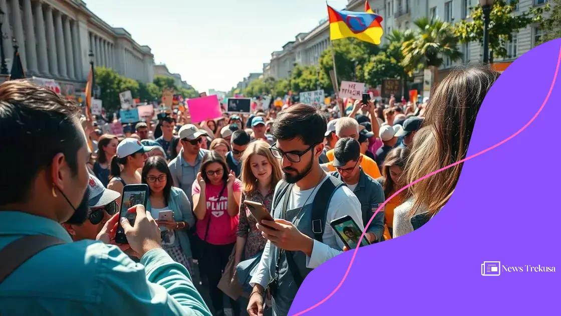 Analyzing the impact of social media on movements