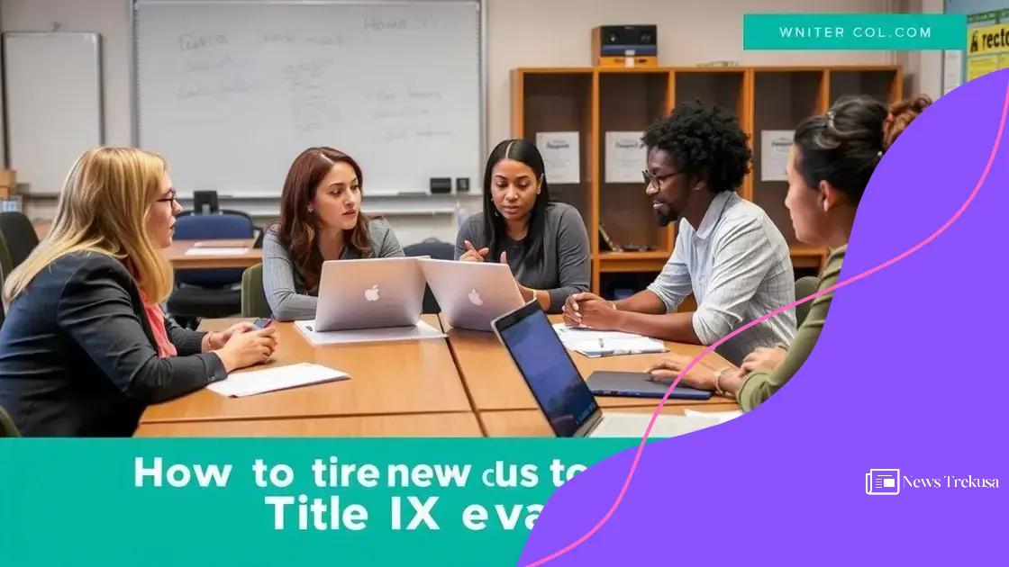 How schools prepare for evaluations