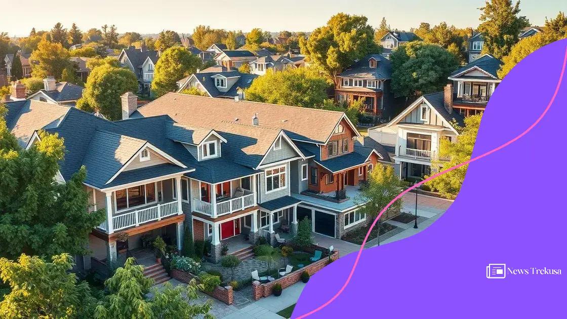 Changes in real estate markets