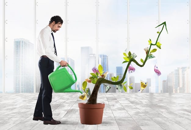 A visual representation of a growing plant, symbolizing the potential for growth and expansion in small-cap companies.