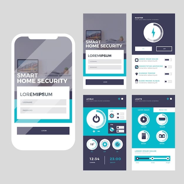 A screen capture of a mobile app interface showing a smart security camera feed with an unauthorized user accessing the camera, illustrating the need for strong security measures.