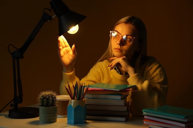 A student sitting at a desk, illuminated by a desk lamp, carefully filling out the FAFSA form on a laptop. The background is a cozy dorm room setting, with textbooks and a backpack visible. The image conveys focus, determination, and the importance of completing financial aid applications accurately.