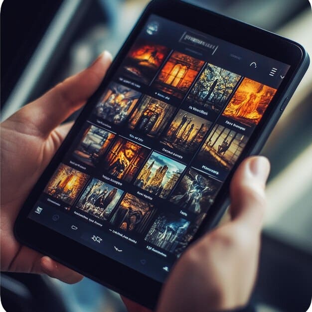A screenshot of a streaming service settings menu, highlighting options for video quality, subtitles, language preferences, and parental controls. The image should be clear and easy to read.