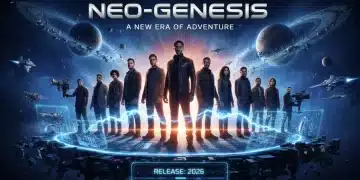 Promotional art for 2026 groundbreaking TV series, featuring diverse cast and crew