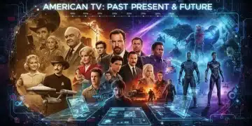 Evolution of American TV storytelling with diverse characters and futuristic elements