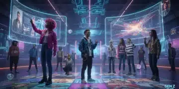 Gen Z actively engaging with future entertainment technologies and personalized media content, influencing trends in 2026.