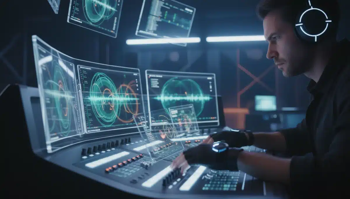 Sound engineer crafting innovative music for film and TV in 2026